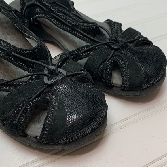 Clarks PR!VO black sandals 8 - Picture 6 of 6